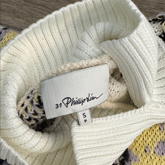 3.1 Phillip Lim Multicolor Wool Abstract knitted jumper
Sweater Sz small S - Picture 7 of 8